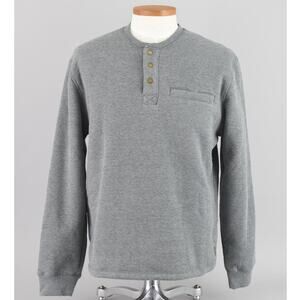 Coleman Long Sleeve Sherpa Lined Waffle Henley Shirt Men's Large